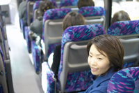 A student sat on a coach