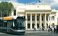 Tram by the Theatre Royal