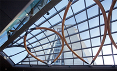 View of Newton building