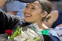 NTU female student at Graduation
