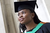 NTU female student graduation