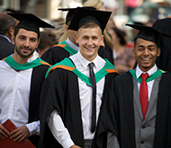 Students at Graduation