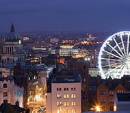 Nottingham skyline